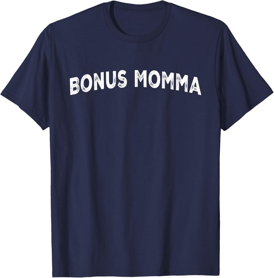 Bonus Momma T-Shirt - Navy Blue