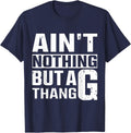 Funny 90s Old School Hip Hop Retro G Thang Vintage T-Shirt - Navy Blue