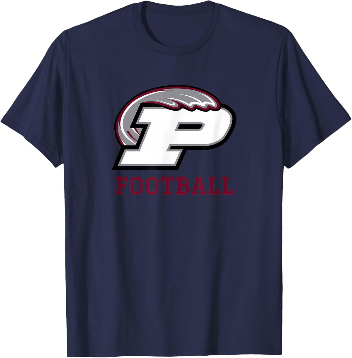 Picayune Memorial Maroon Tide Football T-Shirt - Navy Blue