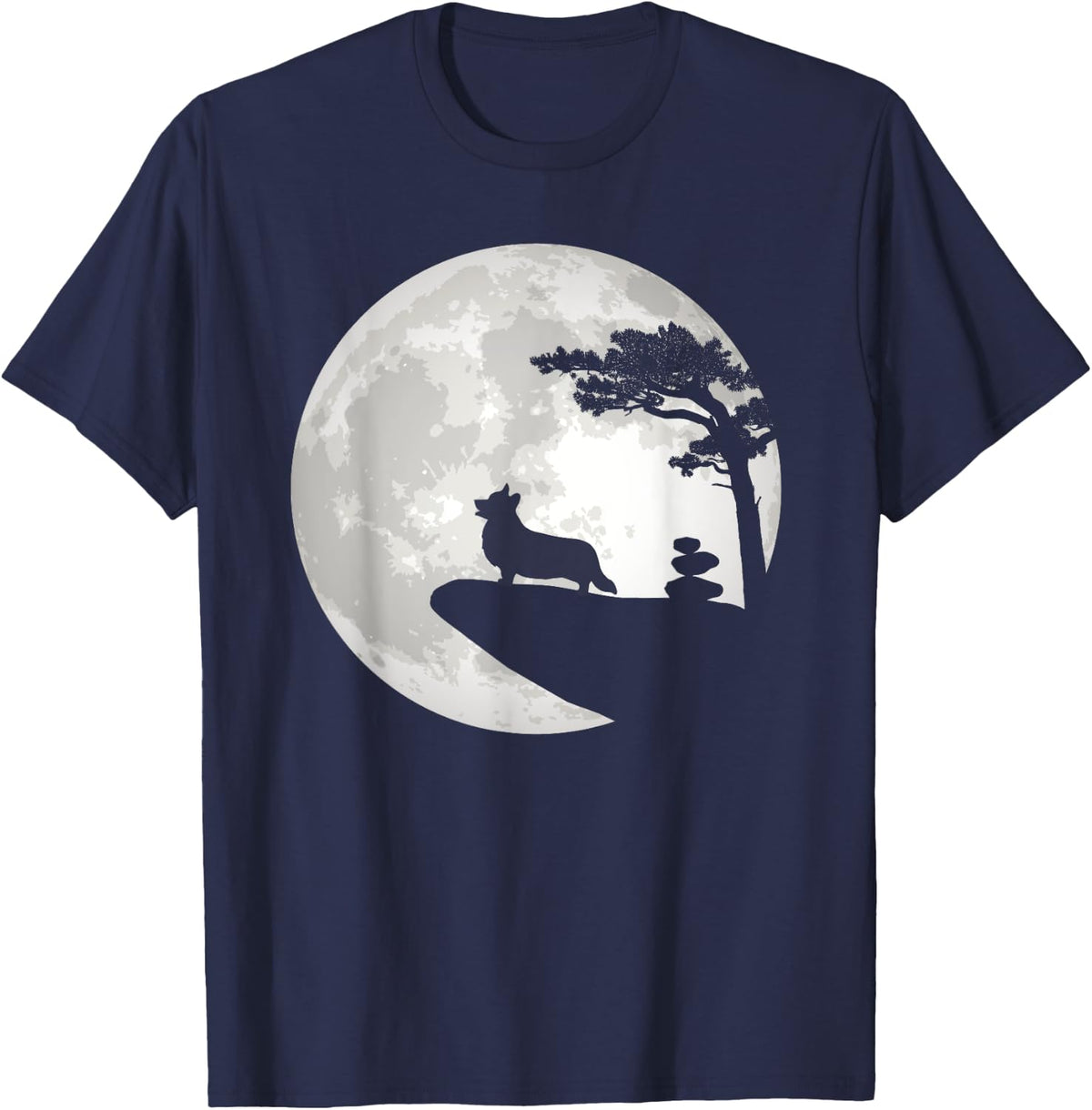 Funny & Cute Corgi Dog - Corgi Lover - Pembroke Welsh Corgi T-Shirt - Navy Blue