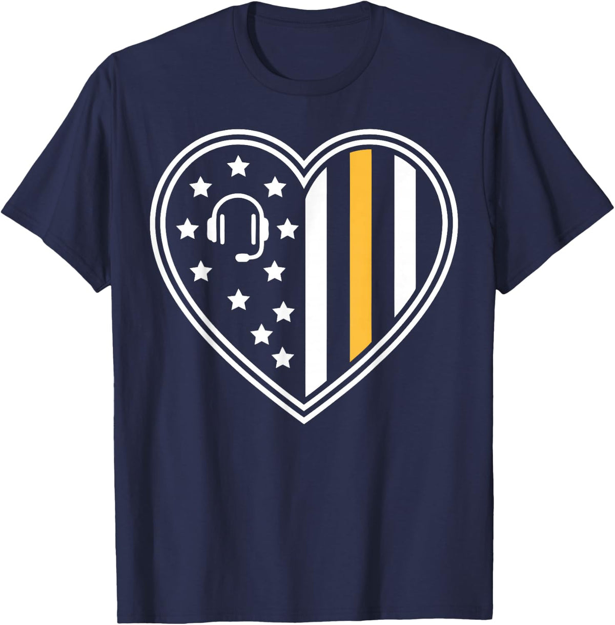 First Responder 911 Emergency Dispatcher Support T-Shirt - Navy Blue