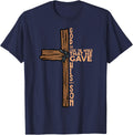 God So Loved The World John 316 Easter Religious Men Women T-Shirt - Navy Blue