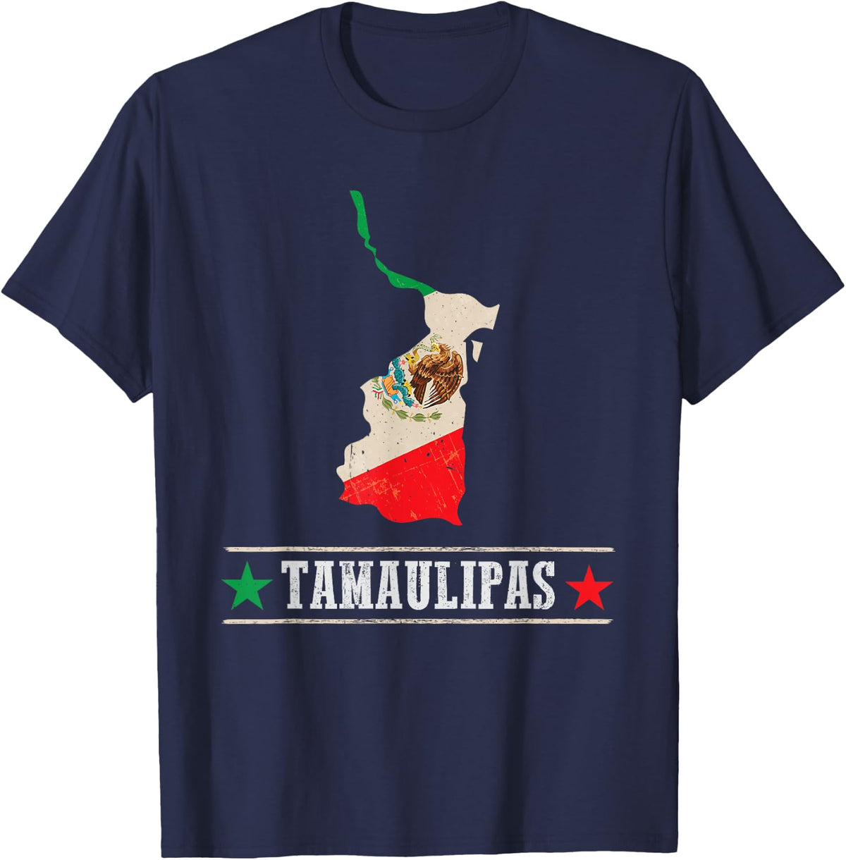 Tamaulipas Mexico - Proud Mexican State Souvenir T-Shirt - Navy Blue