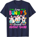 Every Bunny's Favorite Assistant Teacher Group Bunnies T-Shirt - Navy Blue