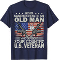 US Veteran veterans day Us Patriot T-Shirt - Navy Blue