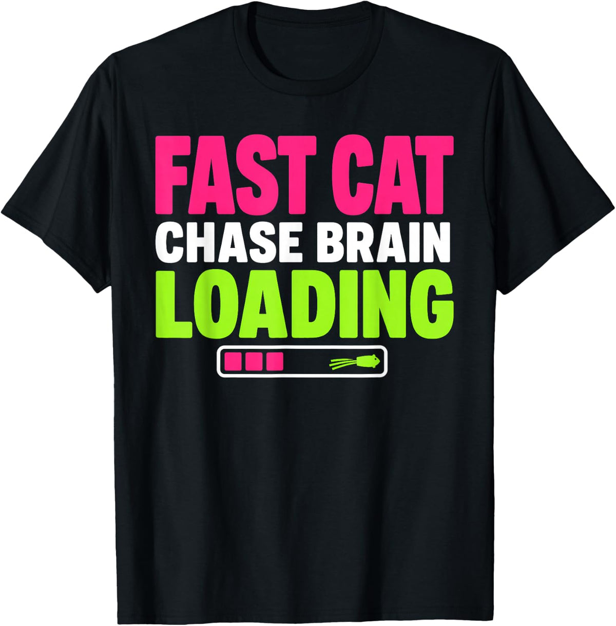 Fast CAT Dog Sport FastCAT Lure Coursing Gift T-Shirt - Black