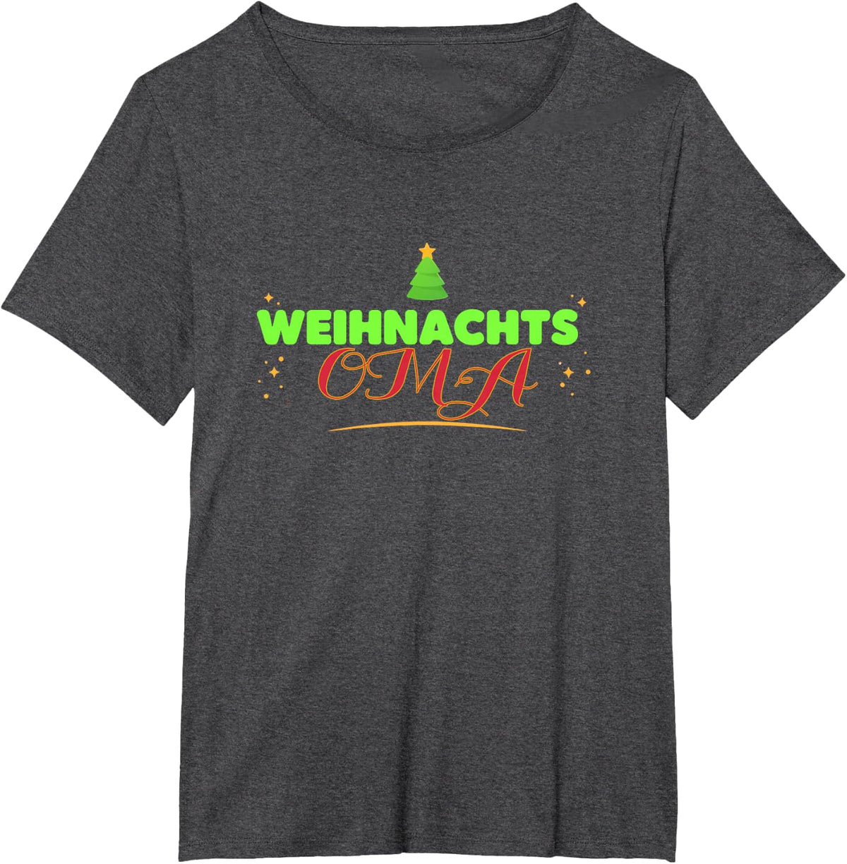 WEIHNACHTS-OMA Familien-Weihnachten Matching Set T-Shirt - Dark Heather Grey