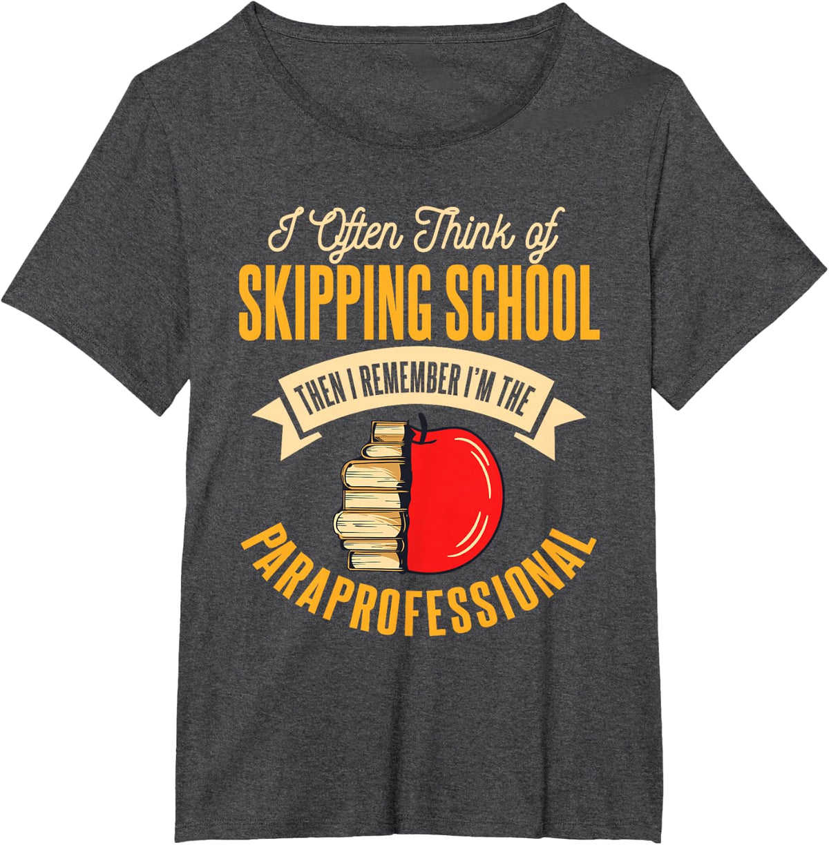 Paraprofessional Educator Paraeducator Teacher's Assistant Men Women Girls Kids T-Shirt - Dark Heather Grey