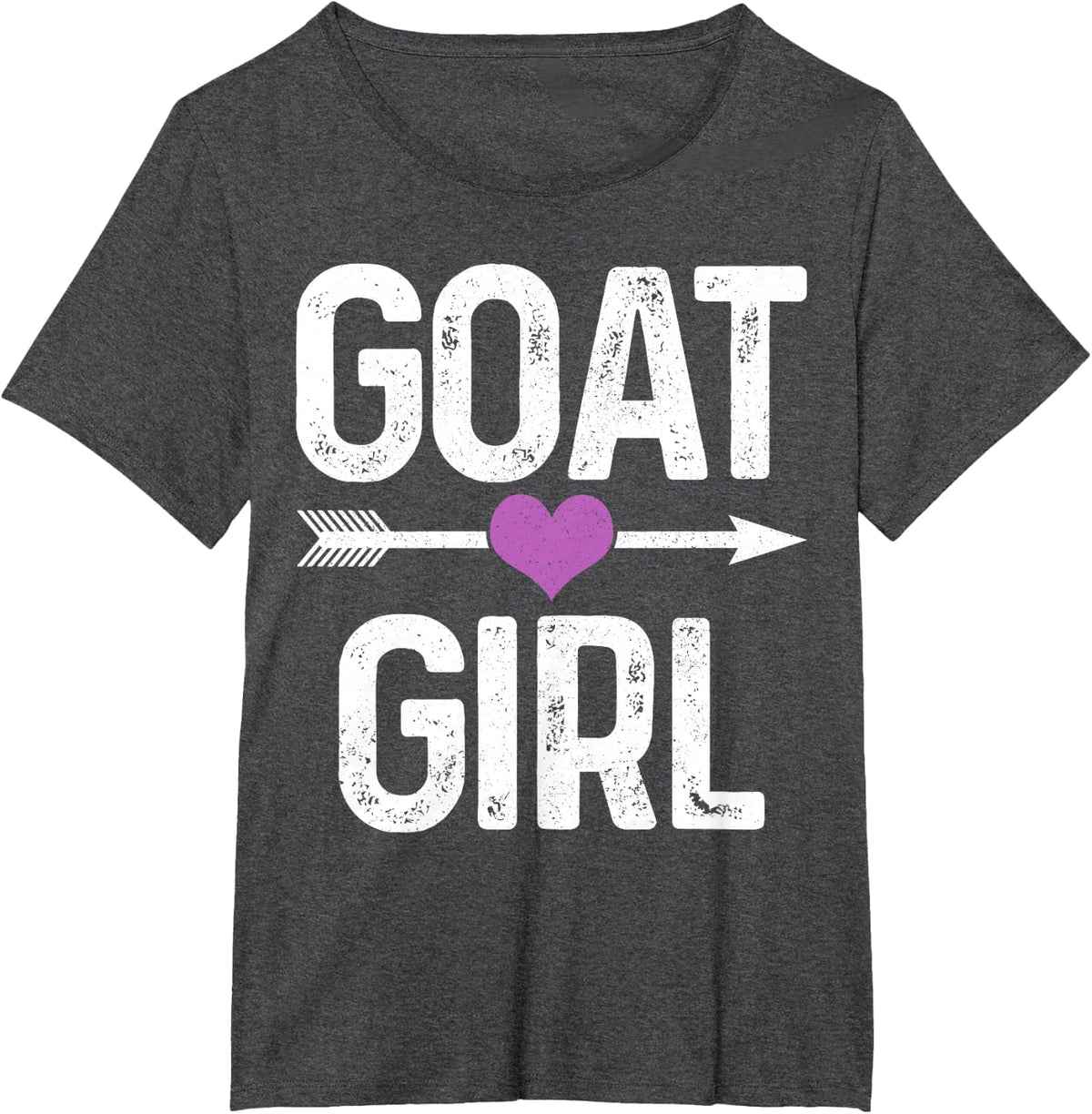 Goat funny farm animal T-Shirt - Dark Heather Grey