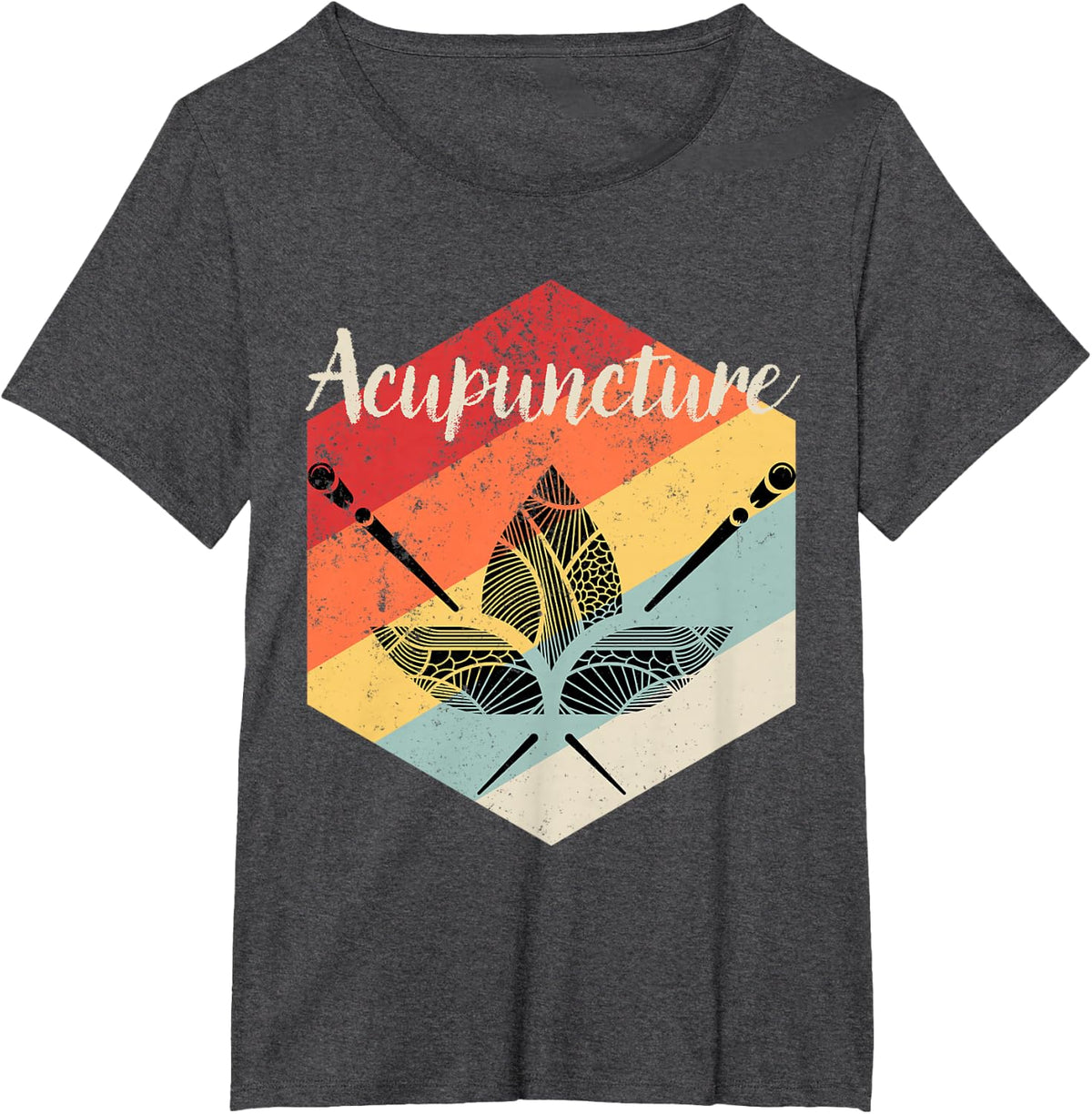 Acupuncture t-shirt acupuncturist Traditional Medicine gift T-Shirt - Dark Heather Grey