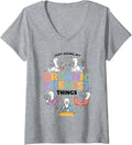 Women's Organic Chemist Chemistry Research Scientist V-Neck T-Shirt - Heather Grey
