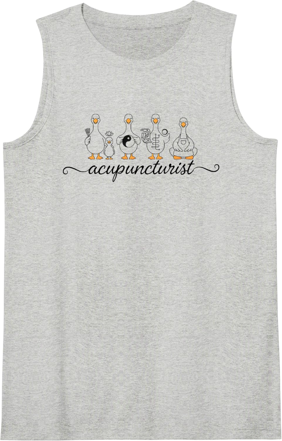 Acupuncturist Traditional Chinese Medicine Licensed Tank Top - Heather Grey