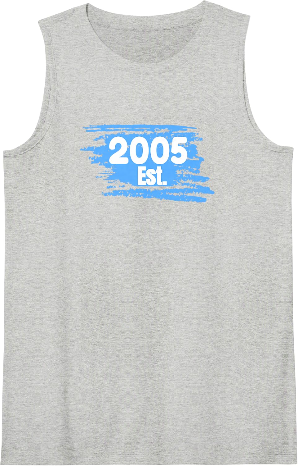 2005 Vintage Est. Sleeveless Tank Top - Heather Grey