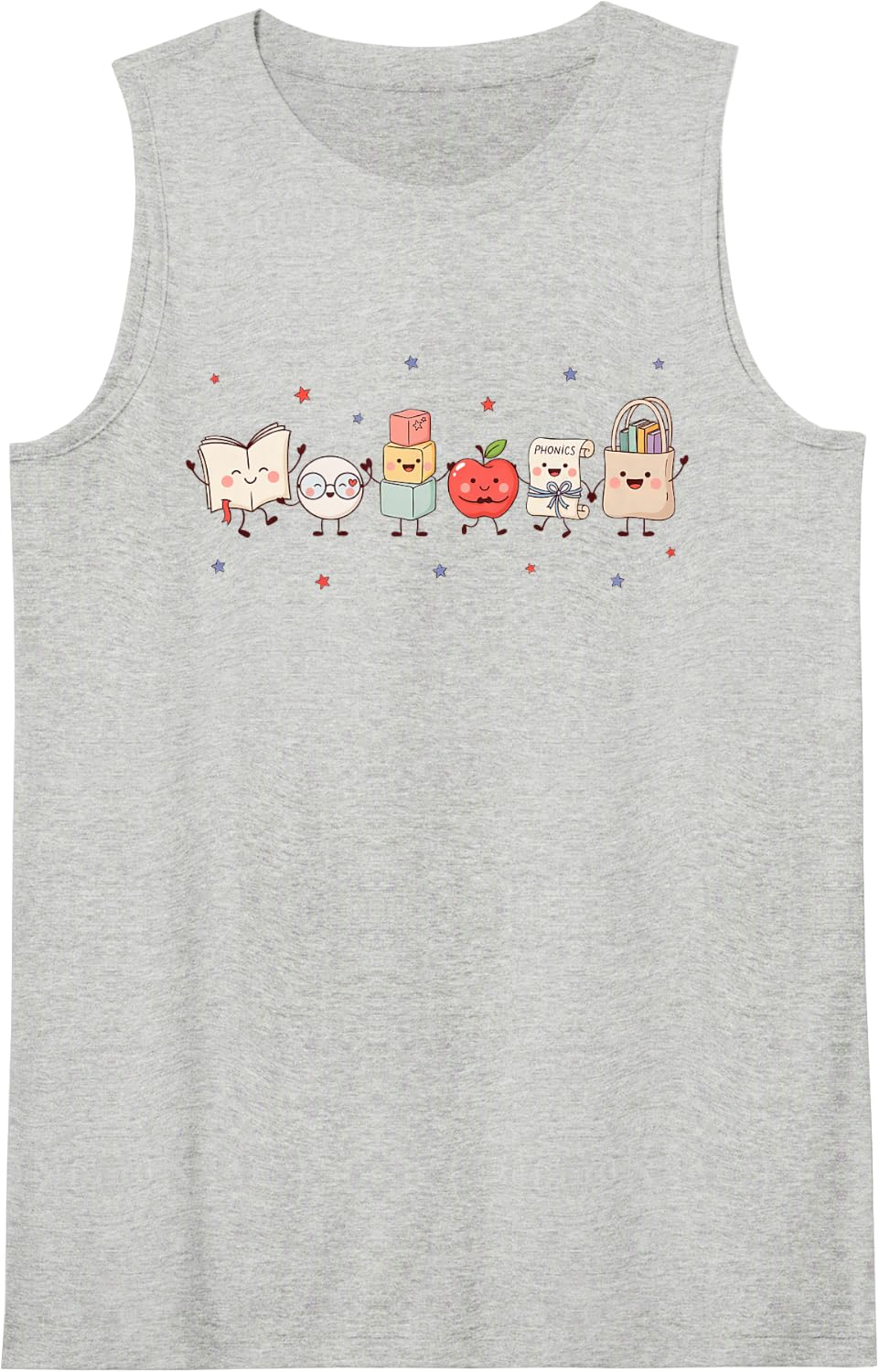 Reading Specialist Reading Teacher Literacy Coach Tank Top - Heather Grey