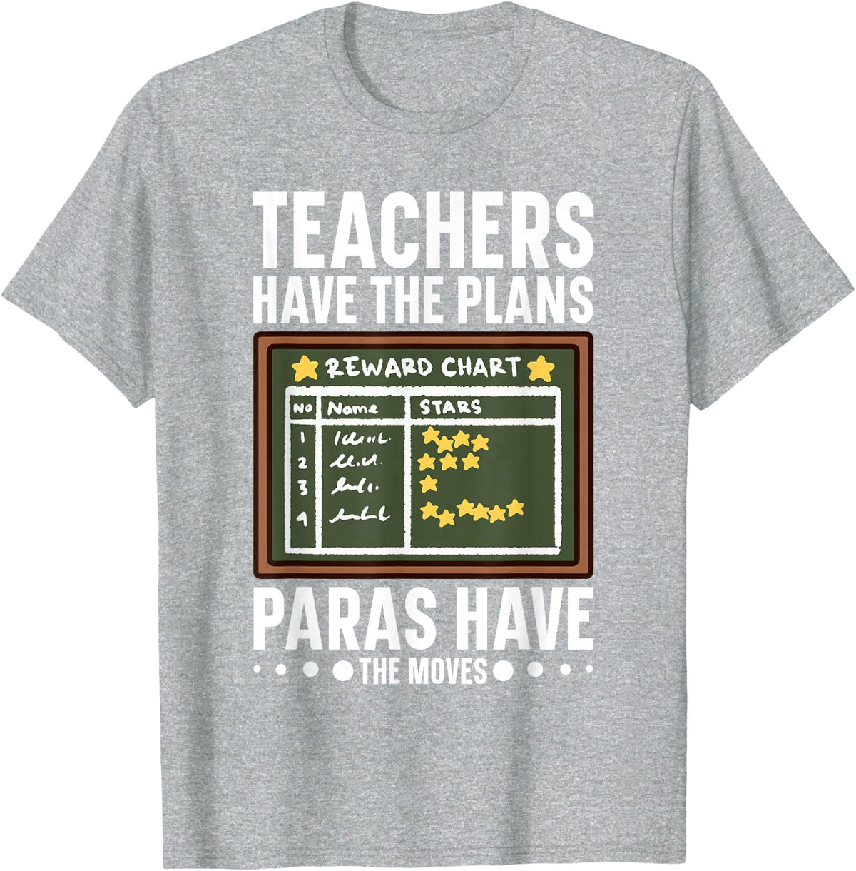 Paraeducator Paraprofessional Classroom Assistant Para T-Shirt - Heather Grey