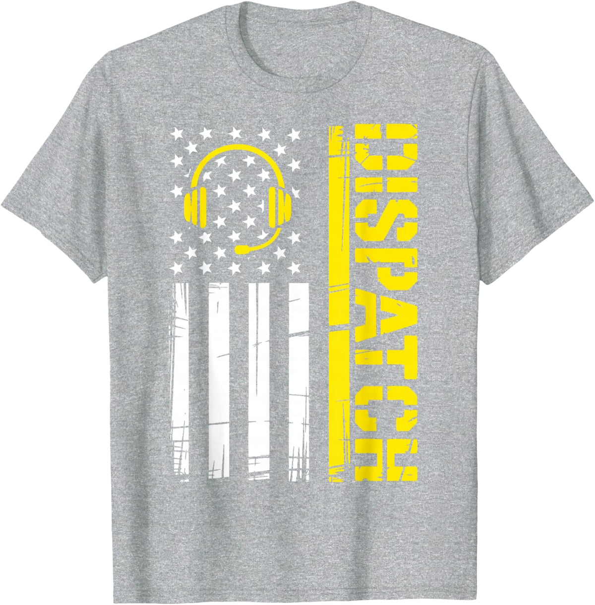 Proud First Responder 911 Emergency Dispatcher Support T-Shirt - Heather Grey